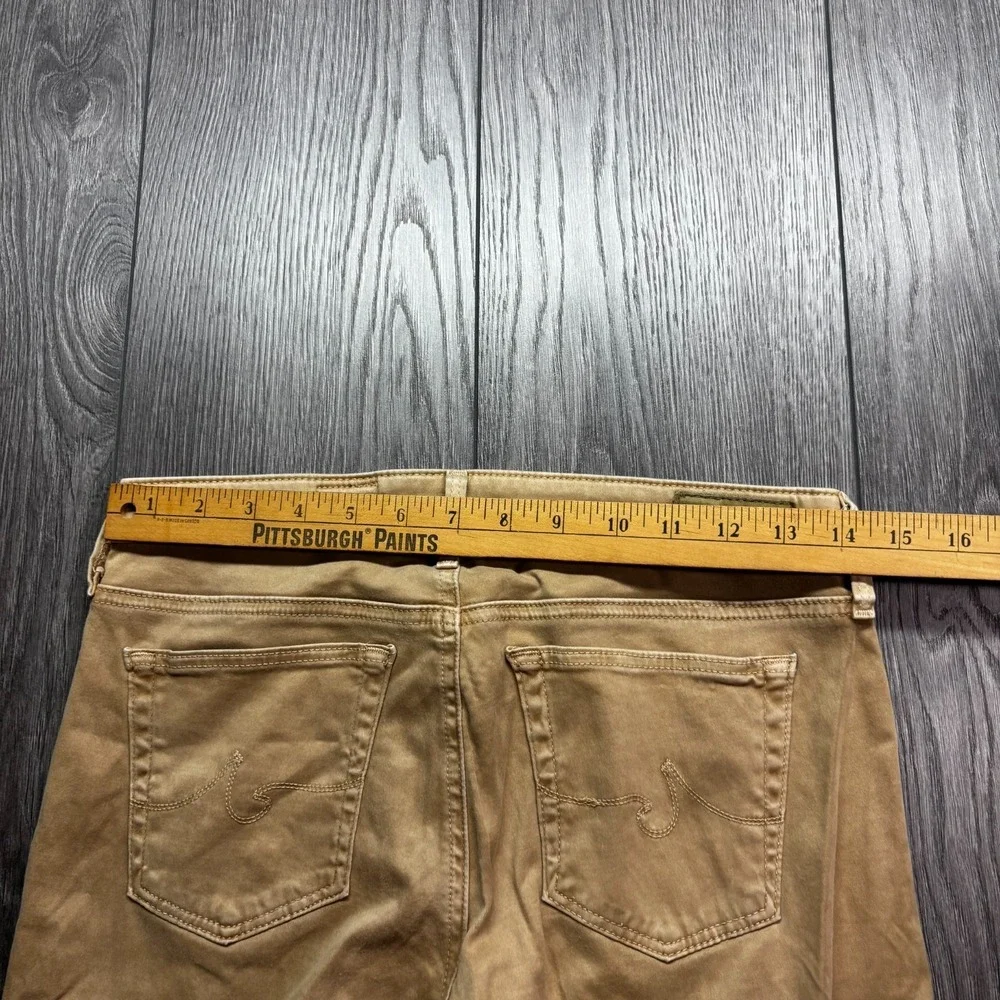 Adriano Goldschmied Jeans Womens 27R Brown The Zip Up Legging Ankle High Rise - Picture 8 of 11